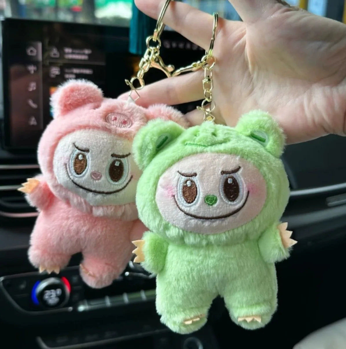 Labuba LBB08 Keychain backpacks key, Plush Doll Pendant Hanging Decoration Keyring Gift Mobile phone pendant/lanyard
