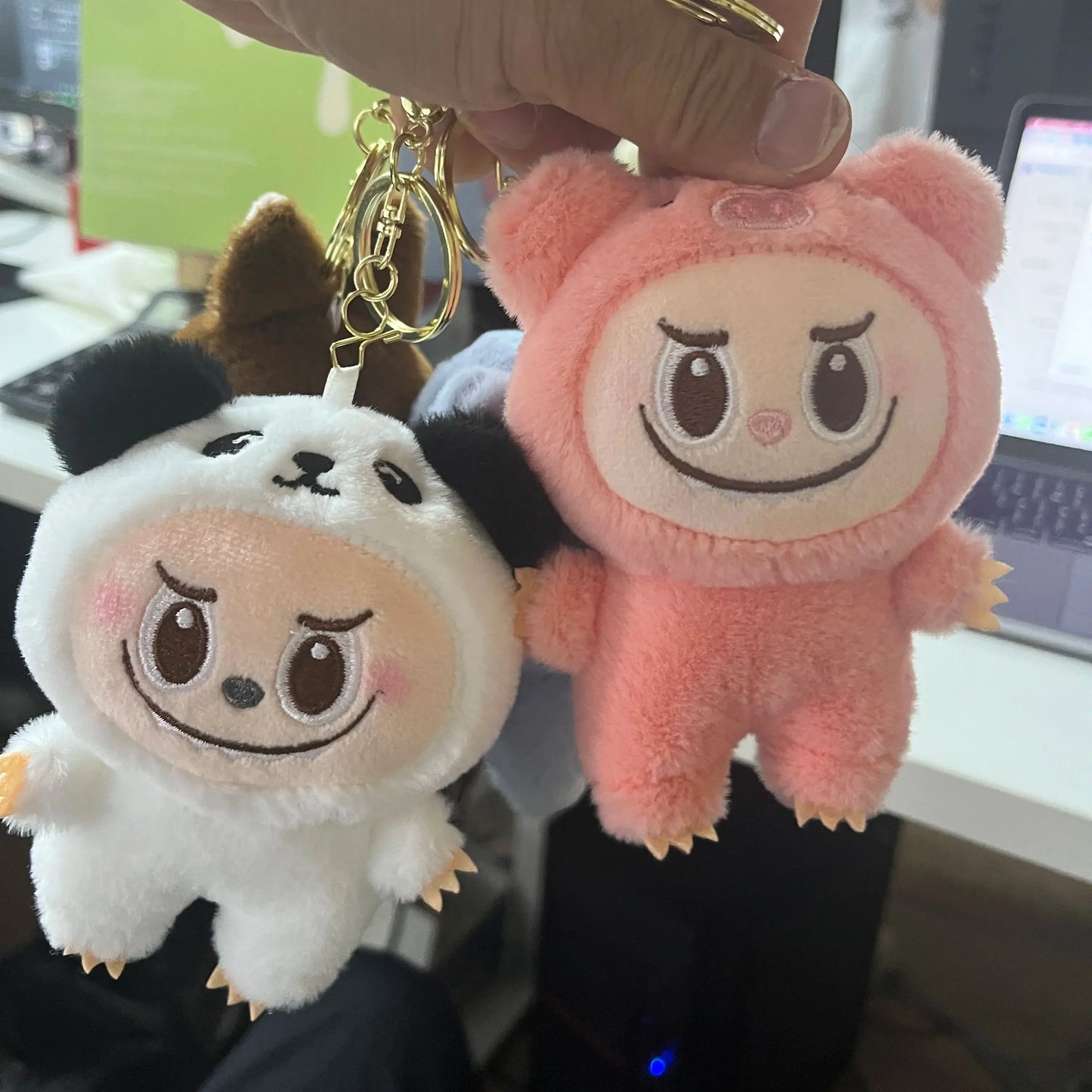 Labuba LBB08   Keychain backpacks key, Plush Doll Pendant Hanging Decoration Keyring Gift Mobile phone pendant/lanyard