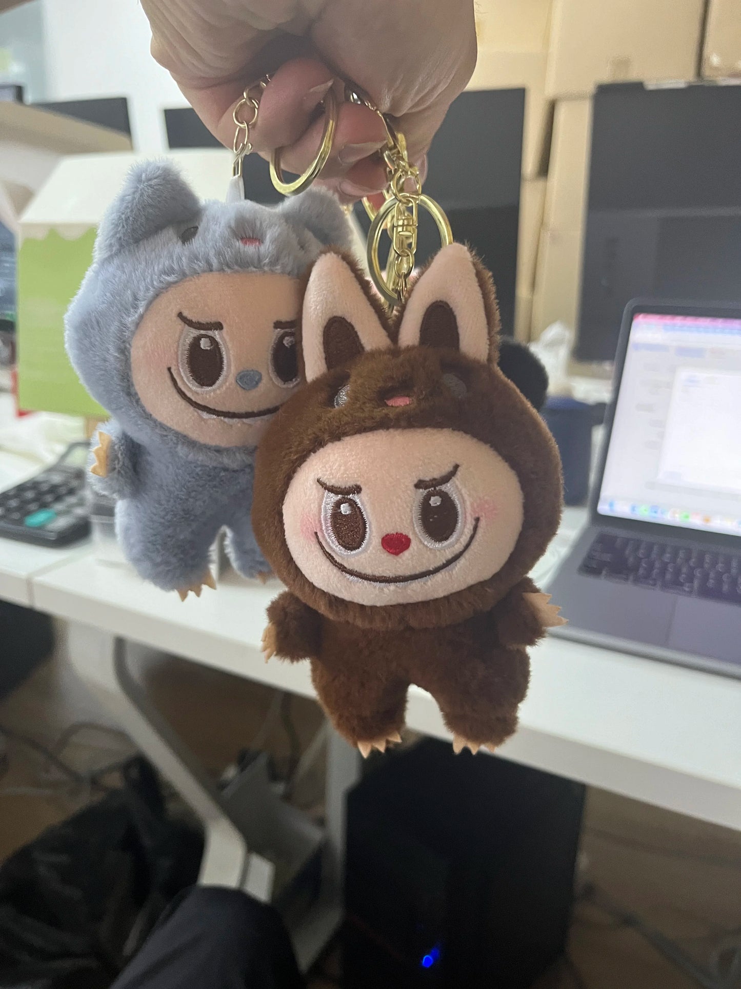 Labuba LBB08   Keychain backpacks key, Plush Doll Pendant Hanging Decoration Keyring Gift Mobile phone pendant/lanyard