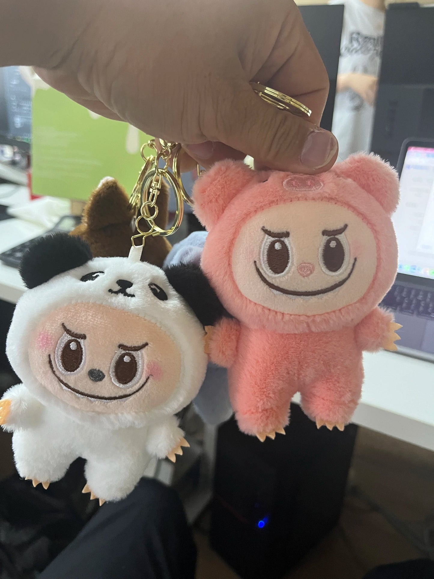 Labuba LBB08   Keychain backpacks key, Plush Doll Pendant Hanging Decoration Keyring Gift Mobile phone pendant/lanyard